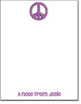 Personalized Camp Stationery - Peace
